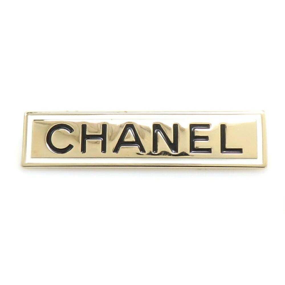 CHANEL Authentic Black Brooch